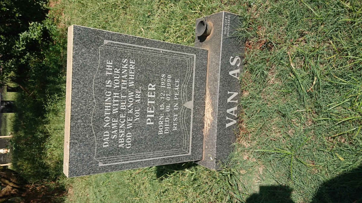 AS Pieter, van 1928-1990