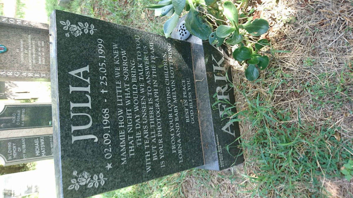 AFRIKA Julia 1968-1999