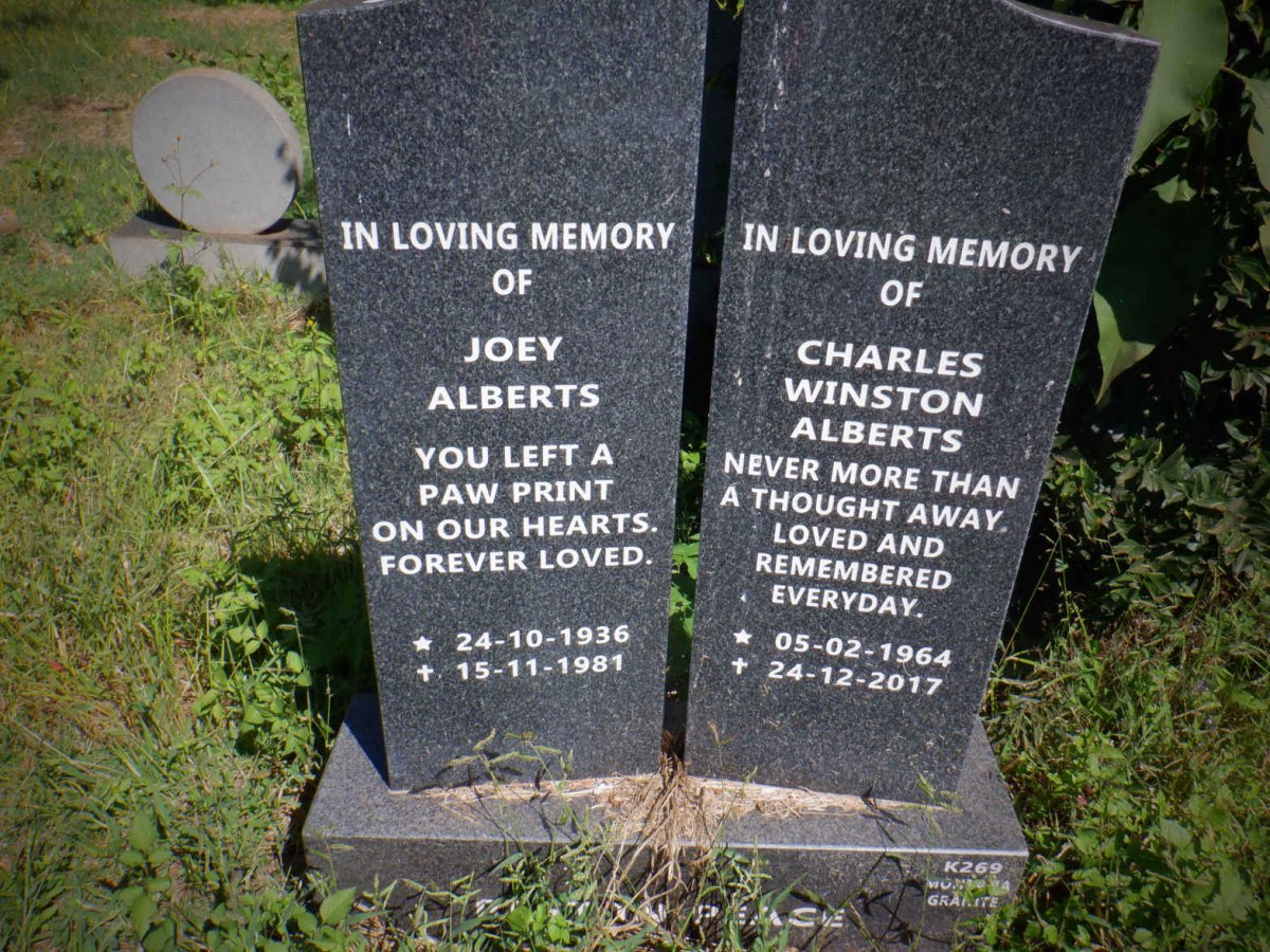 ALBERTS Joey 1936-1981 :: ALBERTS Charles Winston 1964-2017