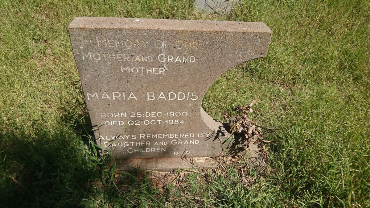 BADDIS Maria 1900-1984