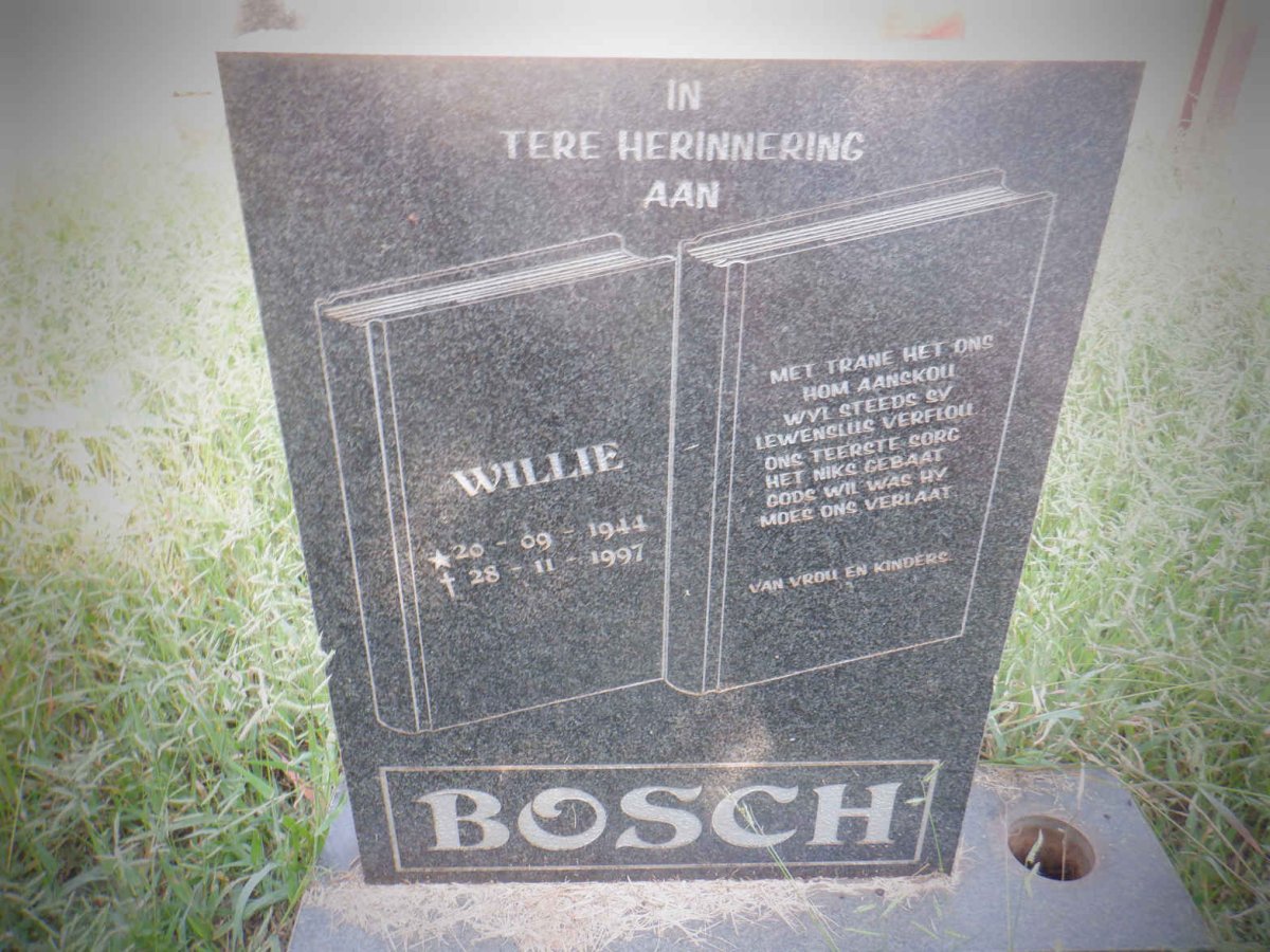 BOSCH Willie 1944-1997