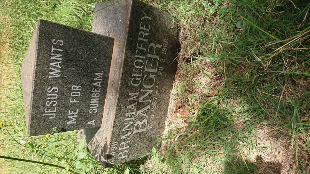 BANGER Branham Geoffrey 1987-1988