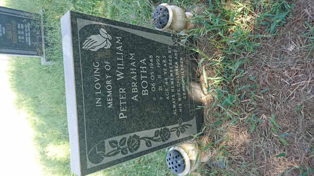 BOTHA Peter William Abraham 1948-1992