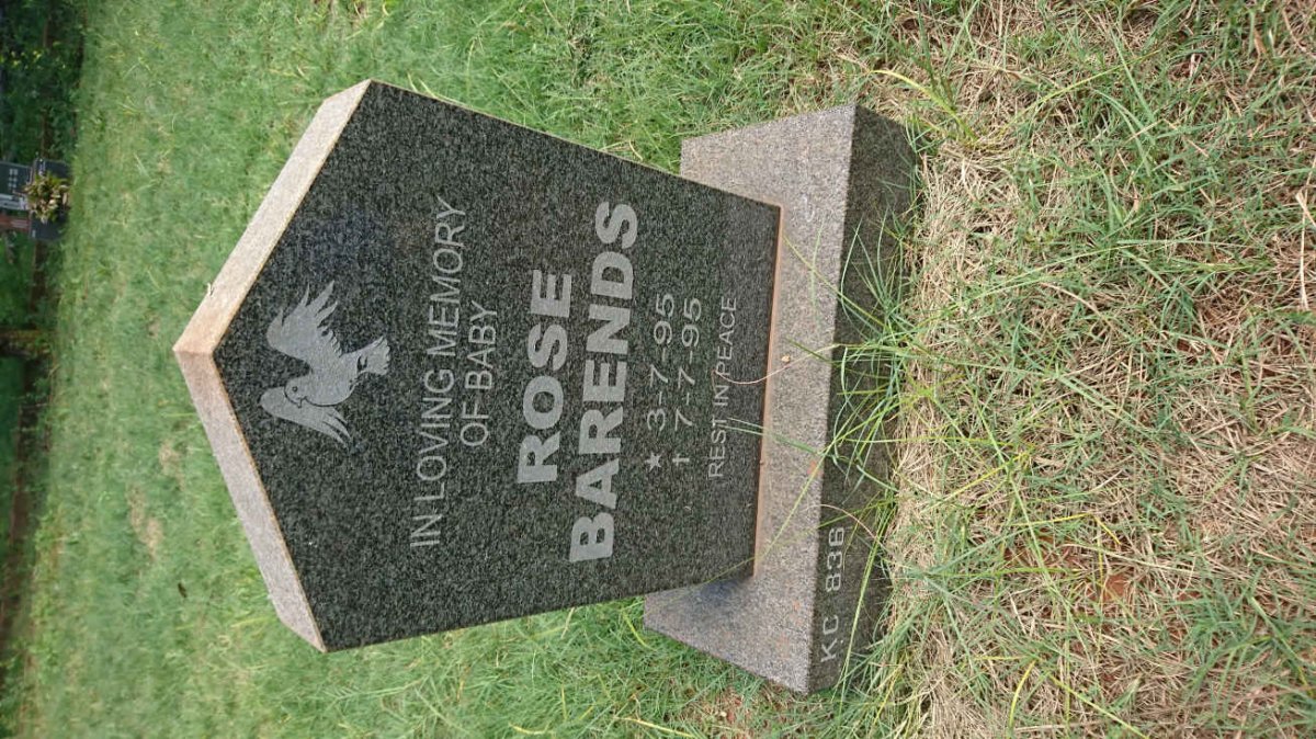BARENDS Rose 1995-1995