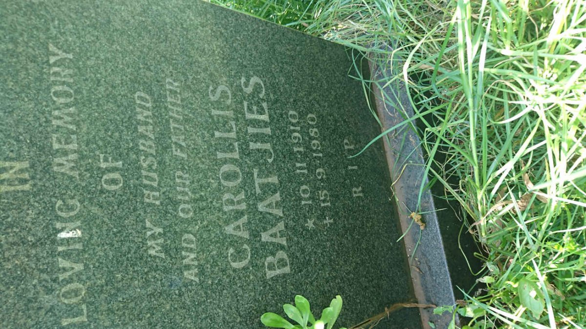 BAATJIES Carollis 1910-1980