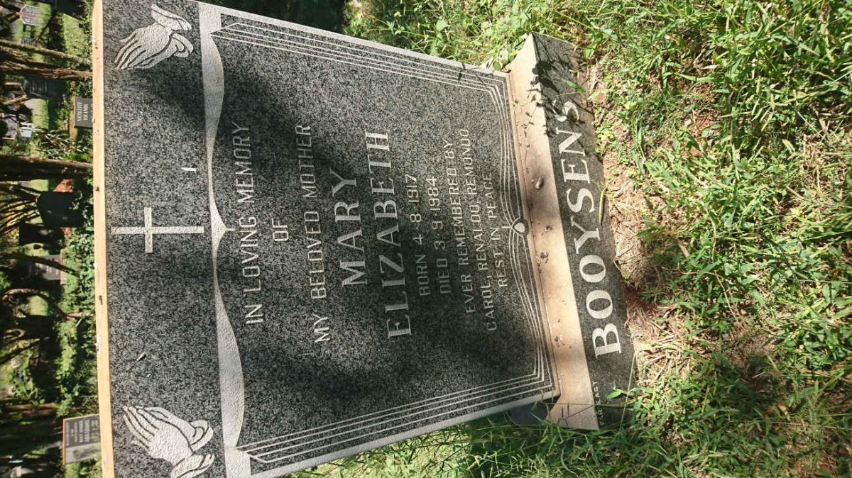BOOYSENS Mary Elizabeth 1917-1984