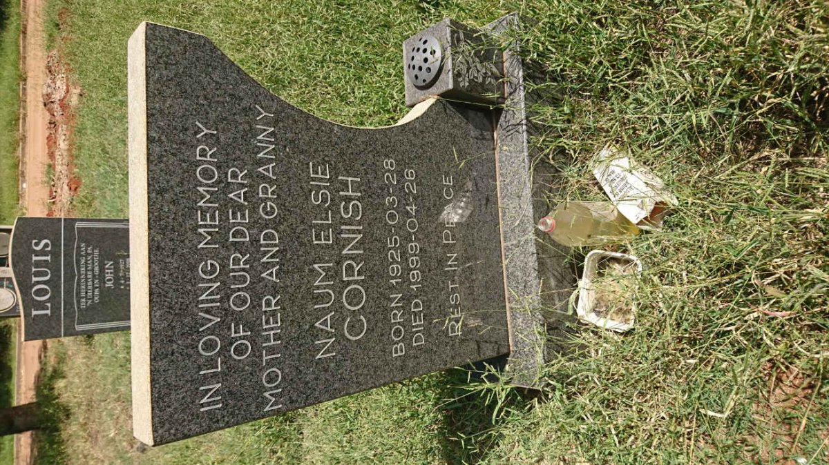 CORNISH Naum Elsie 1925-1999