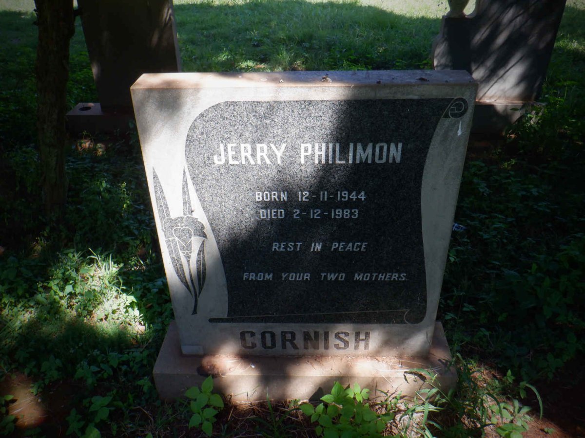 CORNISH Jerry Philimon 1944-1983