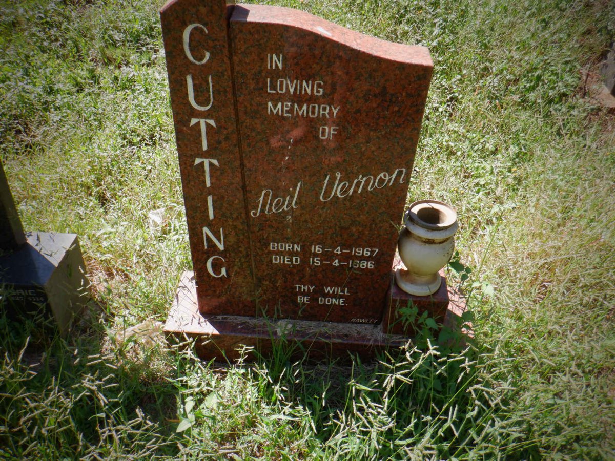 CUTTING Neil Vernon 1967-1986