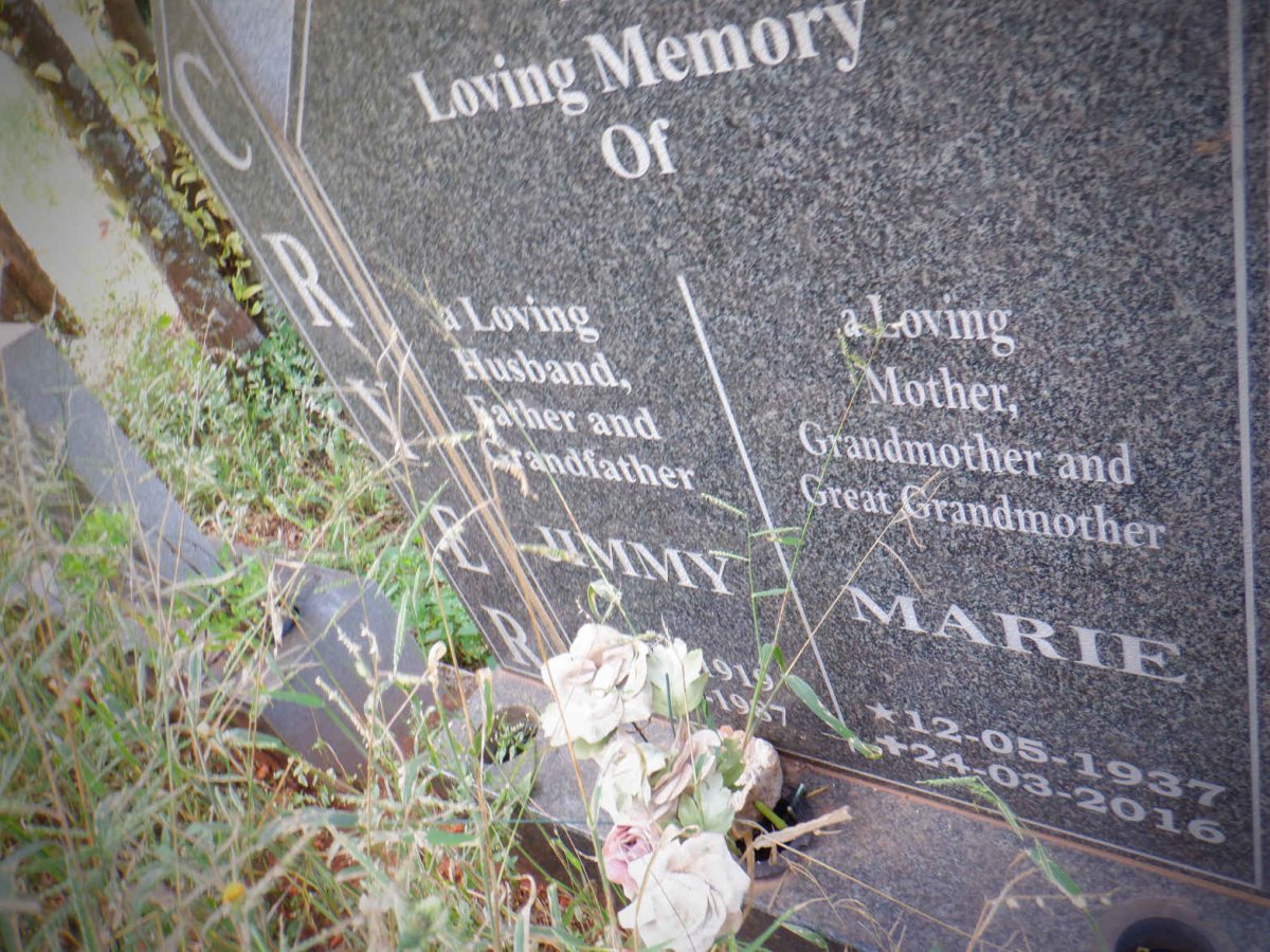 CRYER Jimmy 1919-1987 &amp; Marie 1937-2016