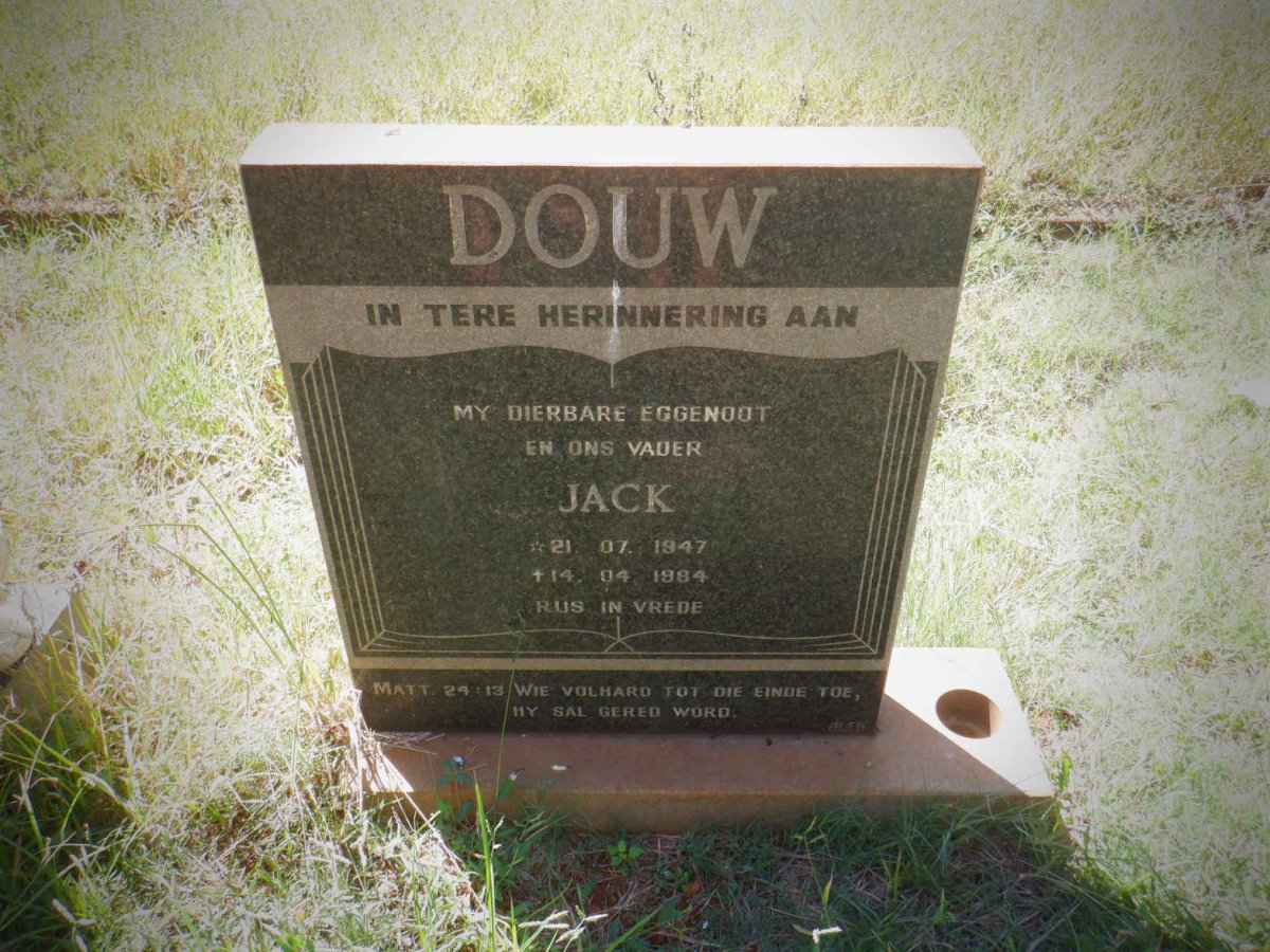 DOUW Jack 1947-1984