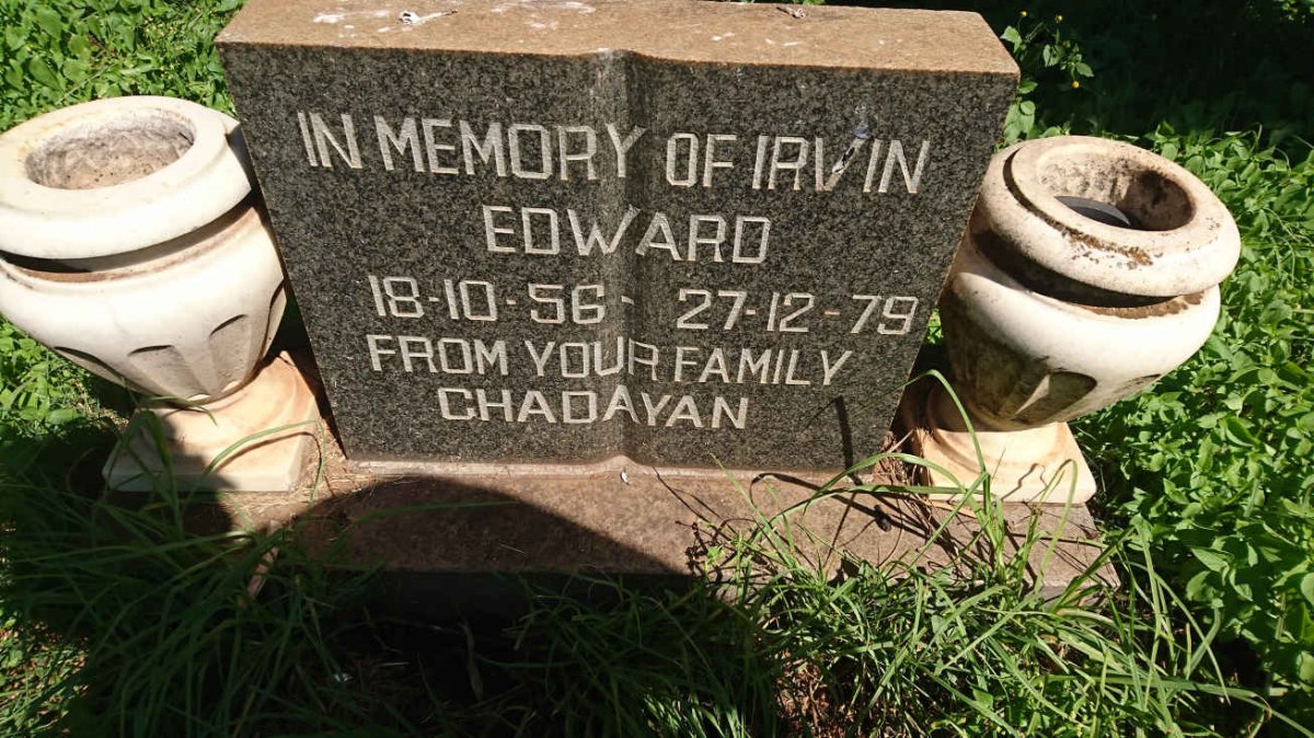 EDWARD Irvin 1956-1979