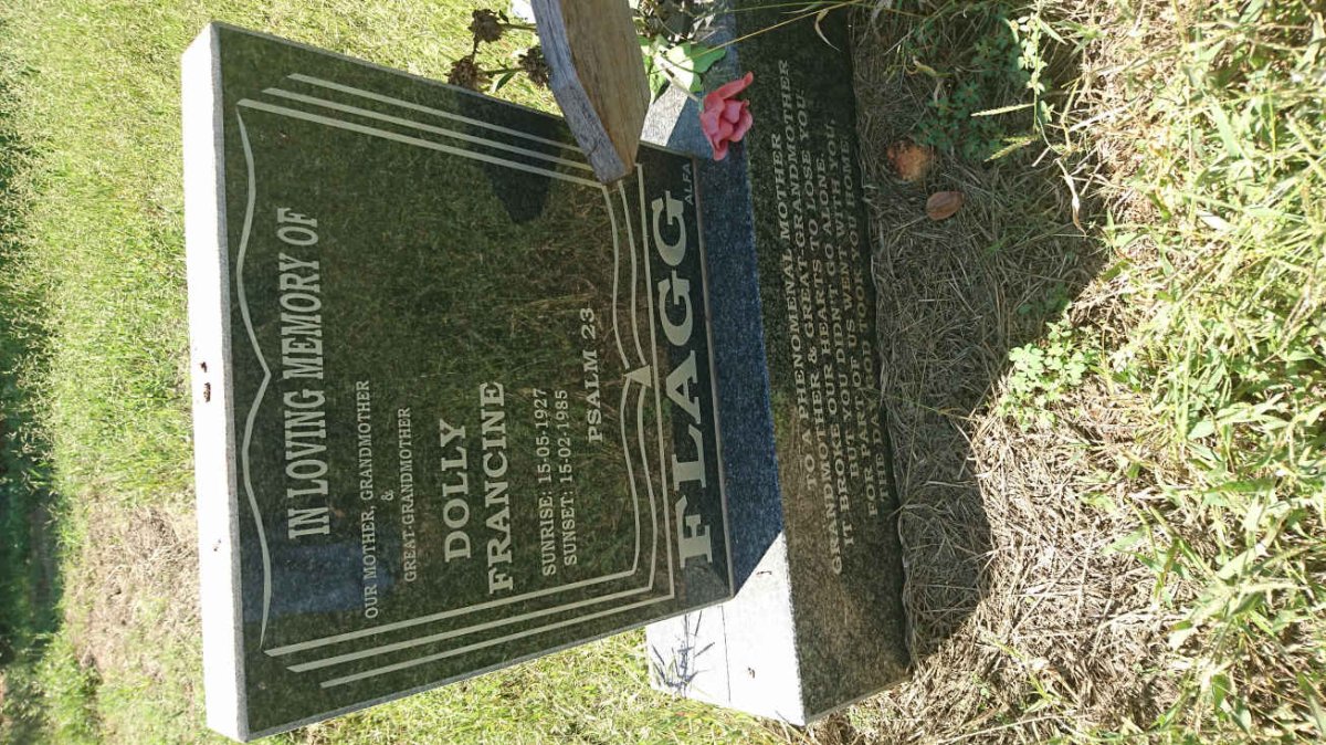 FLAGG Dolly Francine 1927-1985