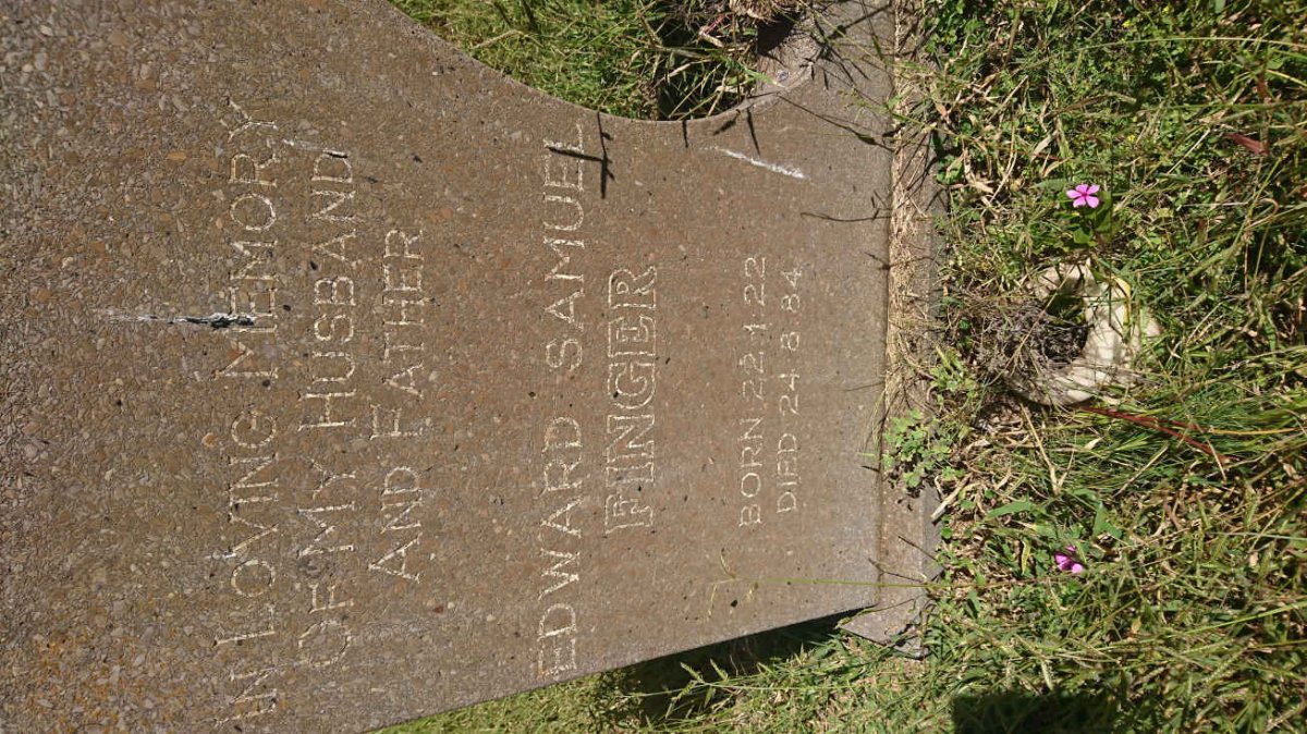 FINGER Edward Samuel 1922-1984