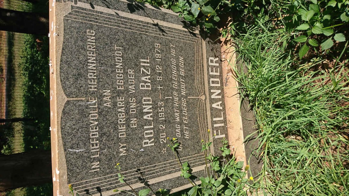 FILANDER Roland Bazil 1953-1979