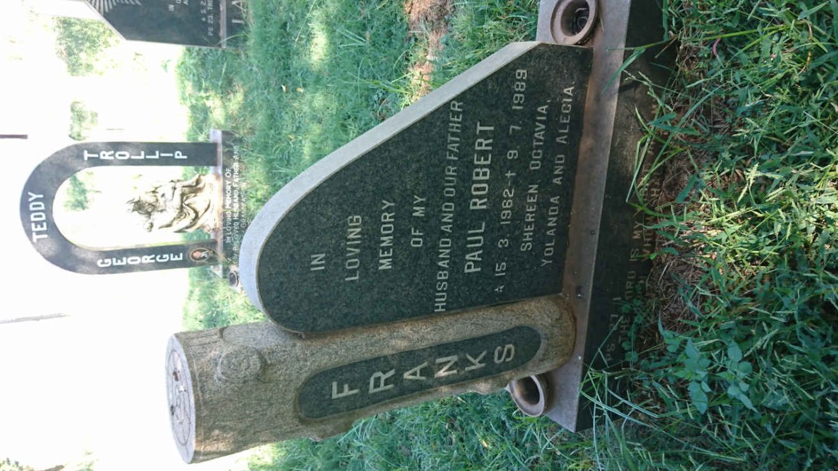 FRANKS Paul Robert 1962-1989