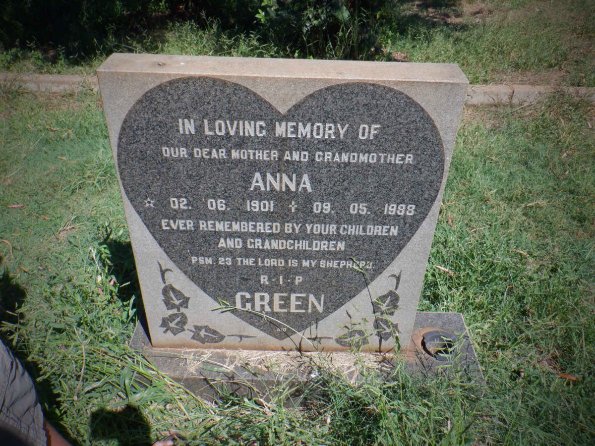 GREEN Anna 1901-1988