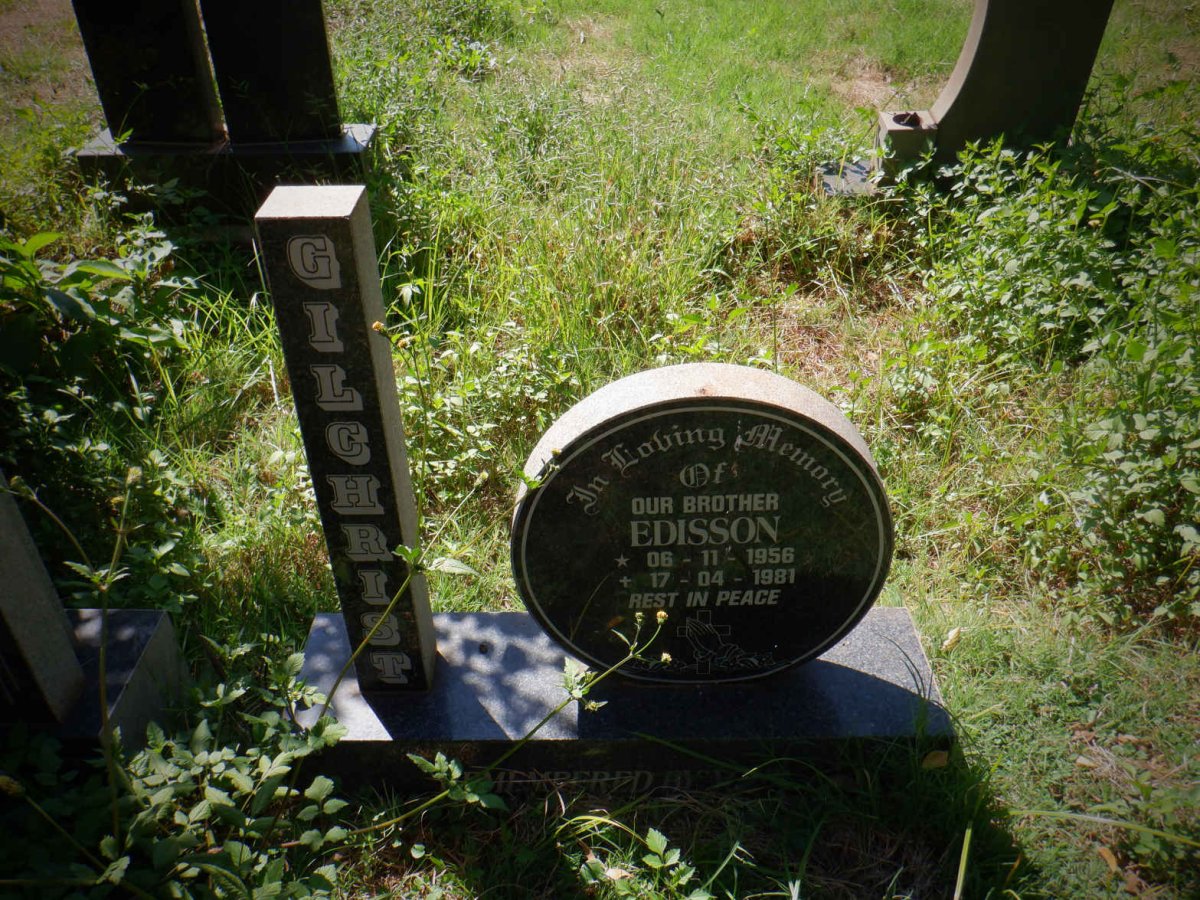 GILCHRIST Edisson 1956-1981