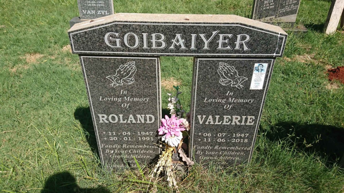 GOIBAIYER Roland 1947-1991 &amp; Valerie 1947-2018