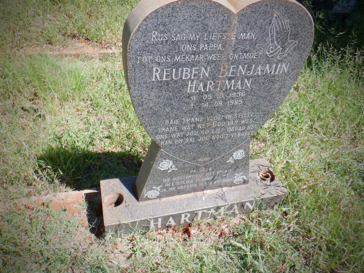 HARTMAN Reuben Benjamin 1936-1985