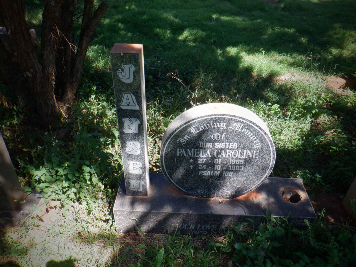 JANSEN Pamela Caroline 1965-1983