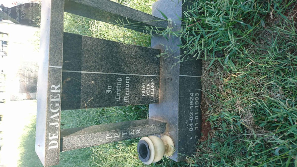 JAGER Peter, de 1924-1993