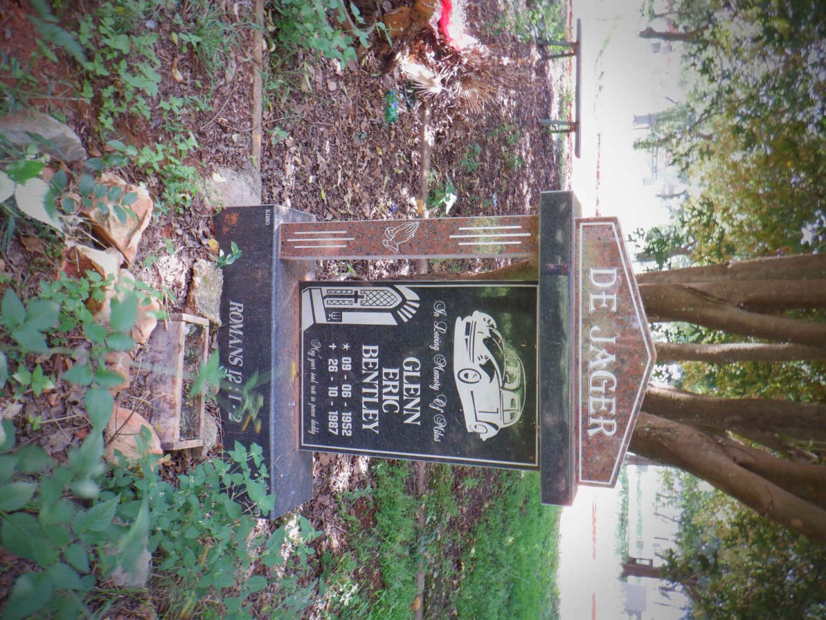 JAGER Glenn Eric Bentley, de 1952-1987