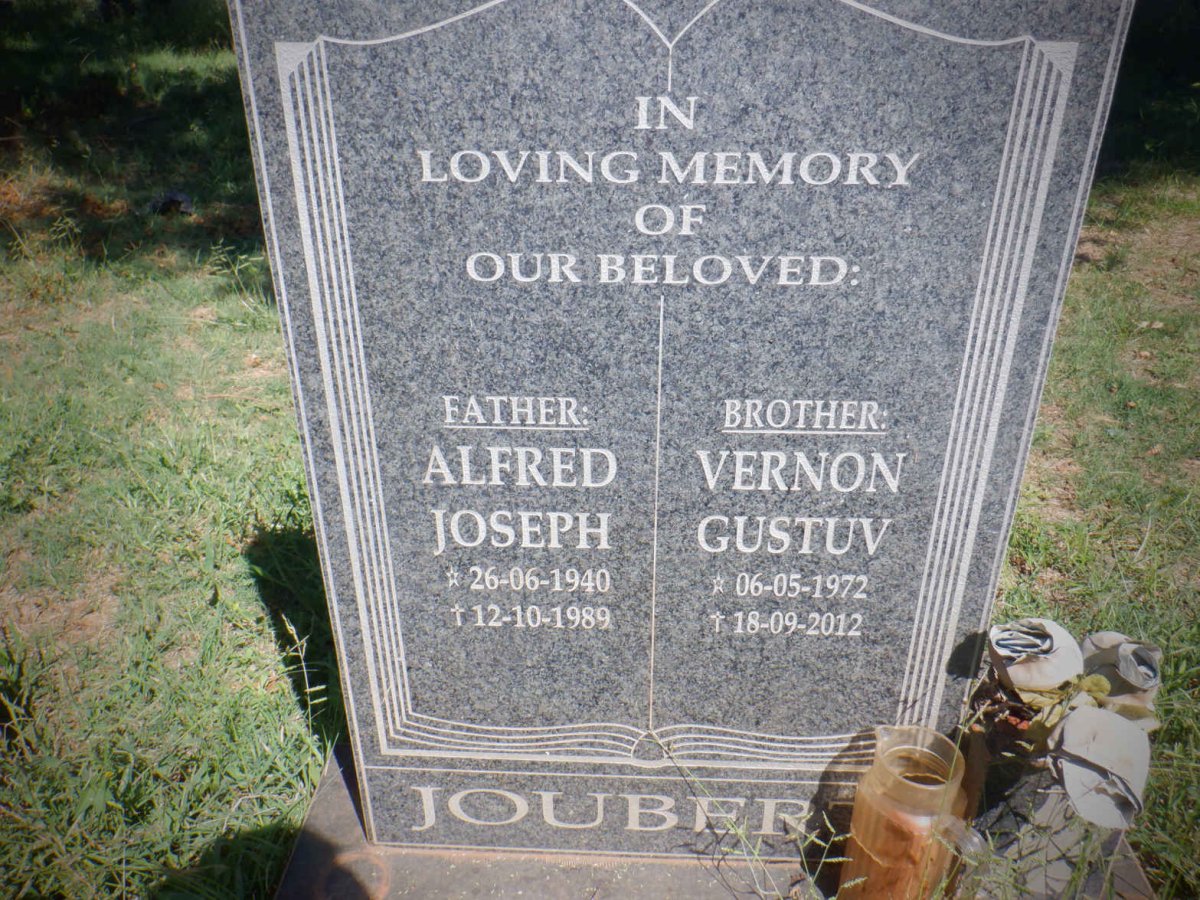 JOUBERT Alfred Joseph 1940-1989 :: JOUBERT Vernon Gustuv 1972-2012