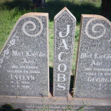 JACOBS George 1930-1998 &amp; Evelyn 1930-1989