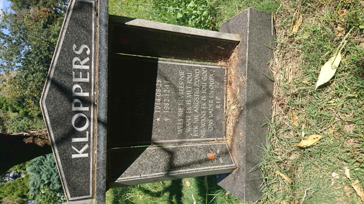KLOPPERS David 1914-1982