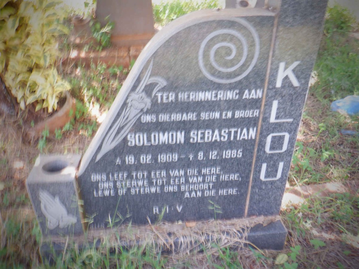 KLOU Solomon Sebastian 1909-1985
