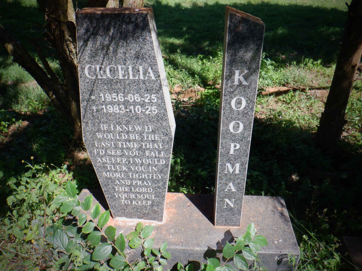 KOOPMAN Cecelia 1956-1983