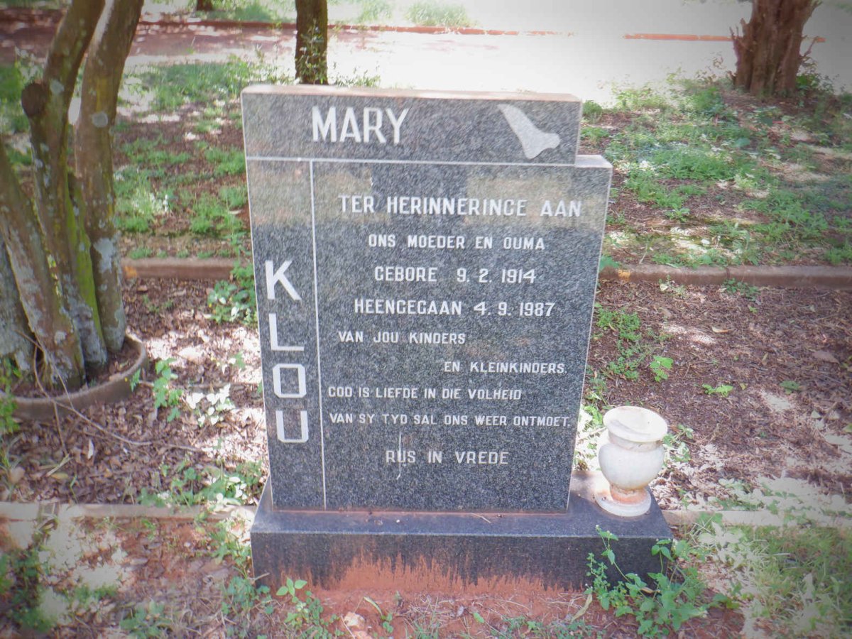 KLOU Mary 1914-1987