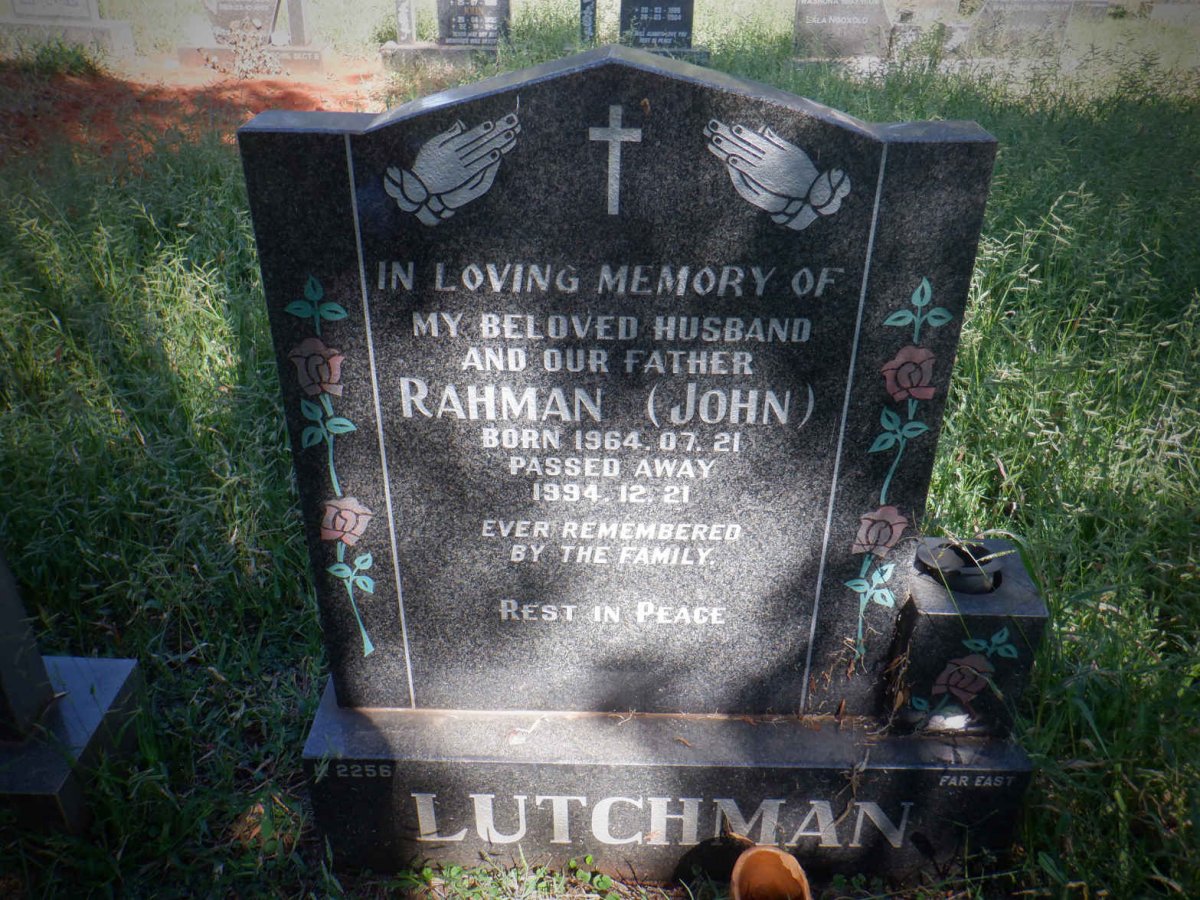 LUTCHMAN Rahman 1964-1994