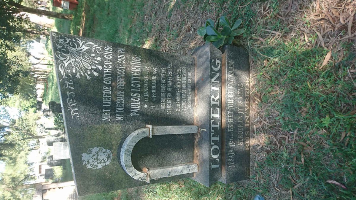 LOTTERING Paulos 1945-1997