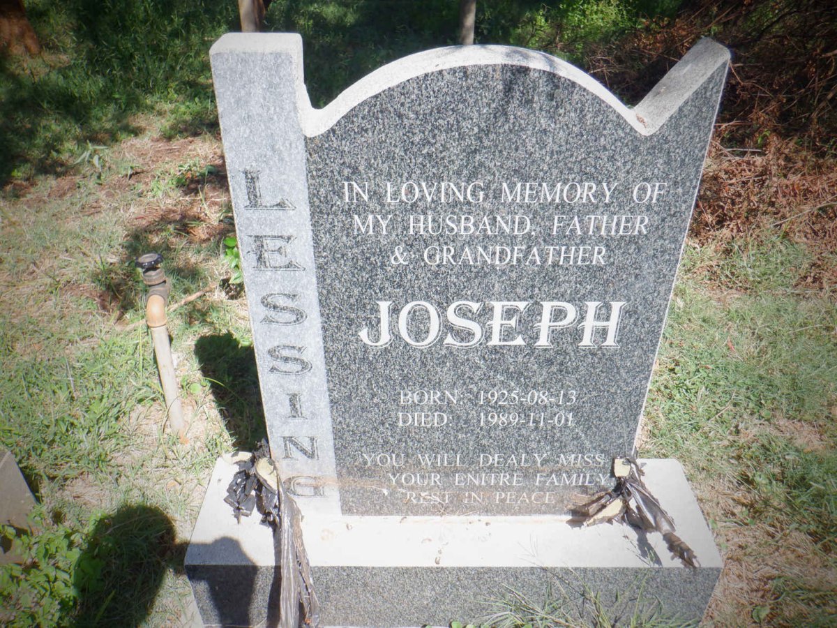 LESSING Joseph 1925-1989