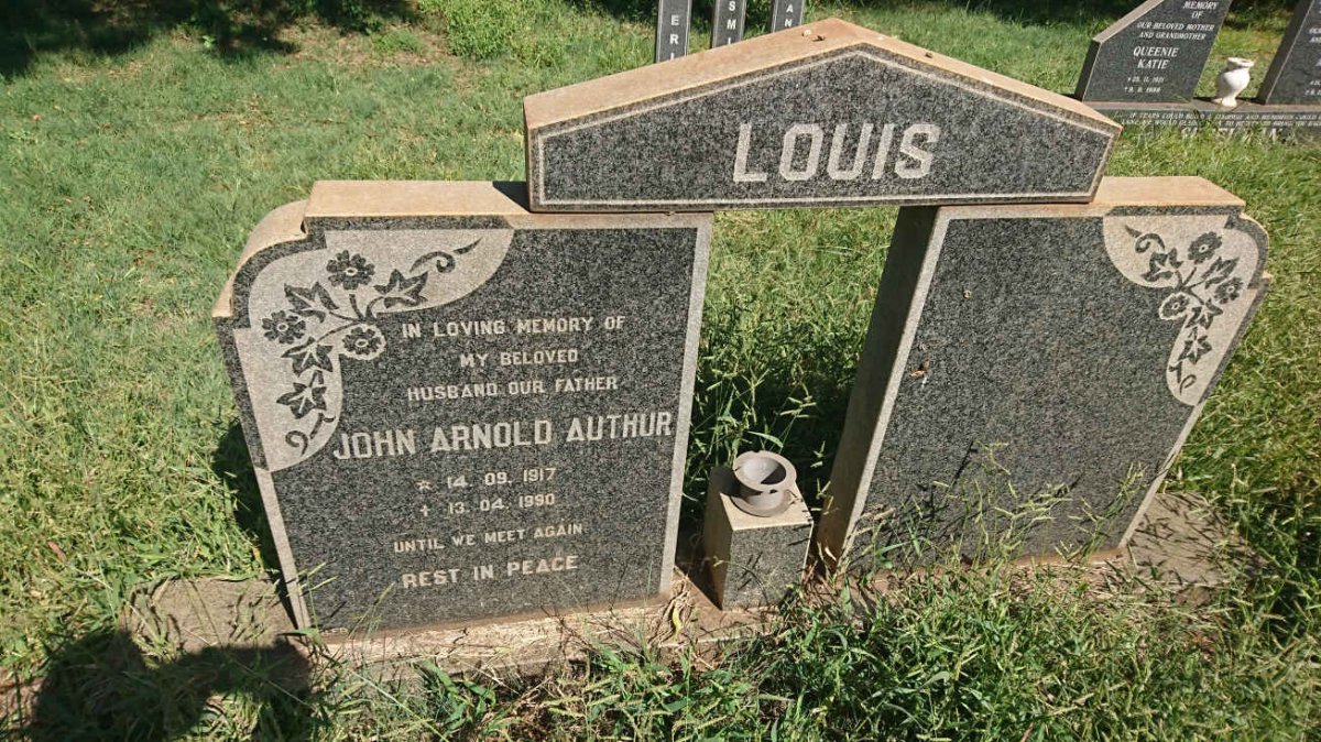 LOUIS John Arnold Authur 1917-1990