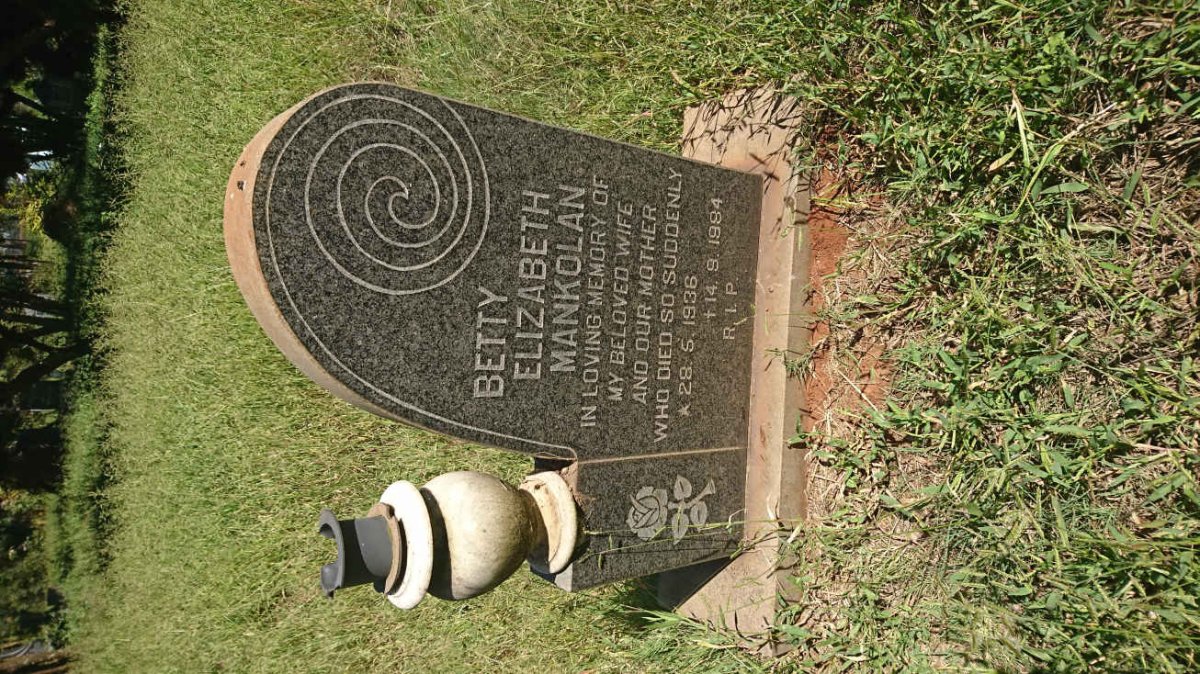 MANKOLAN Betty Elizabeth 1936-1984
