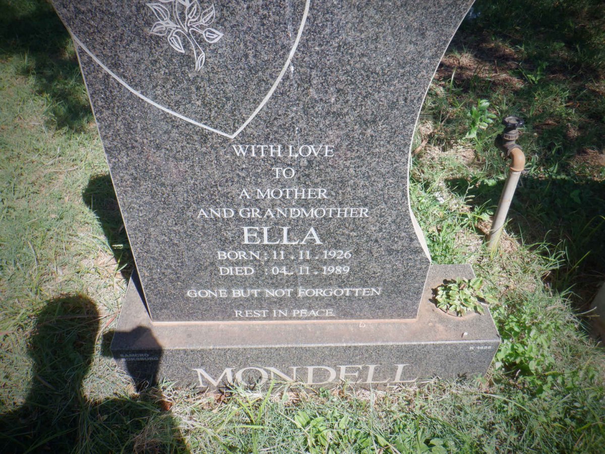 MONDELL Ella 1926-1989