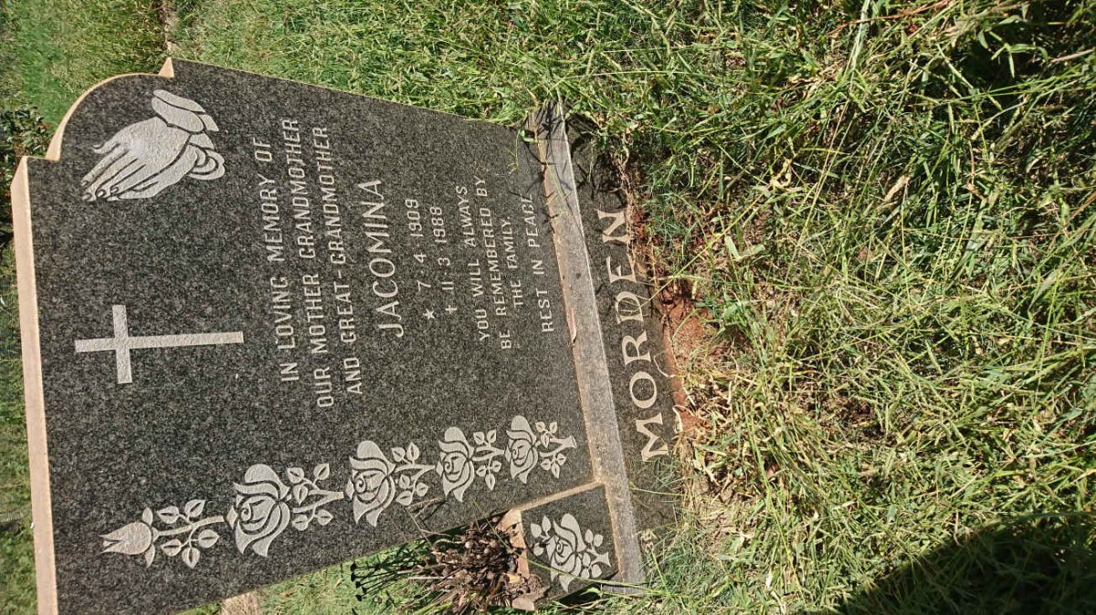 MORDEN Jacomina 1909-1988