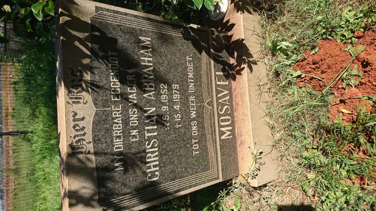 MOSAVEL Christian Abraham 1952-1979