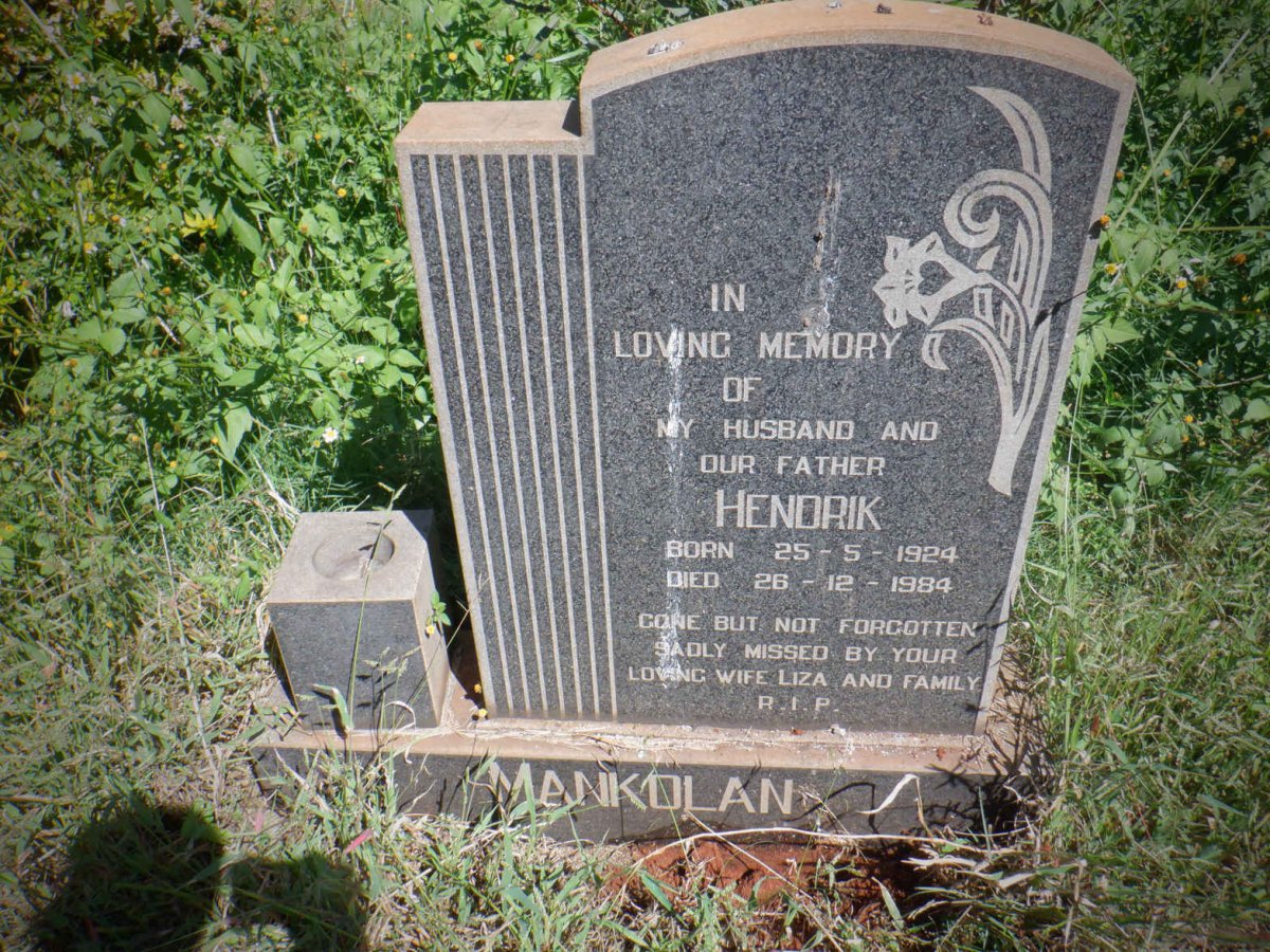 MANKOLAN Hendrik 1924-1984