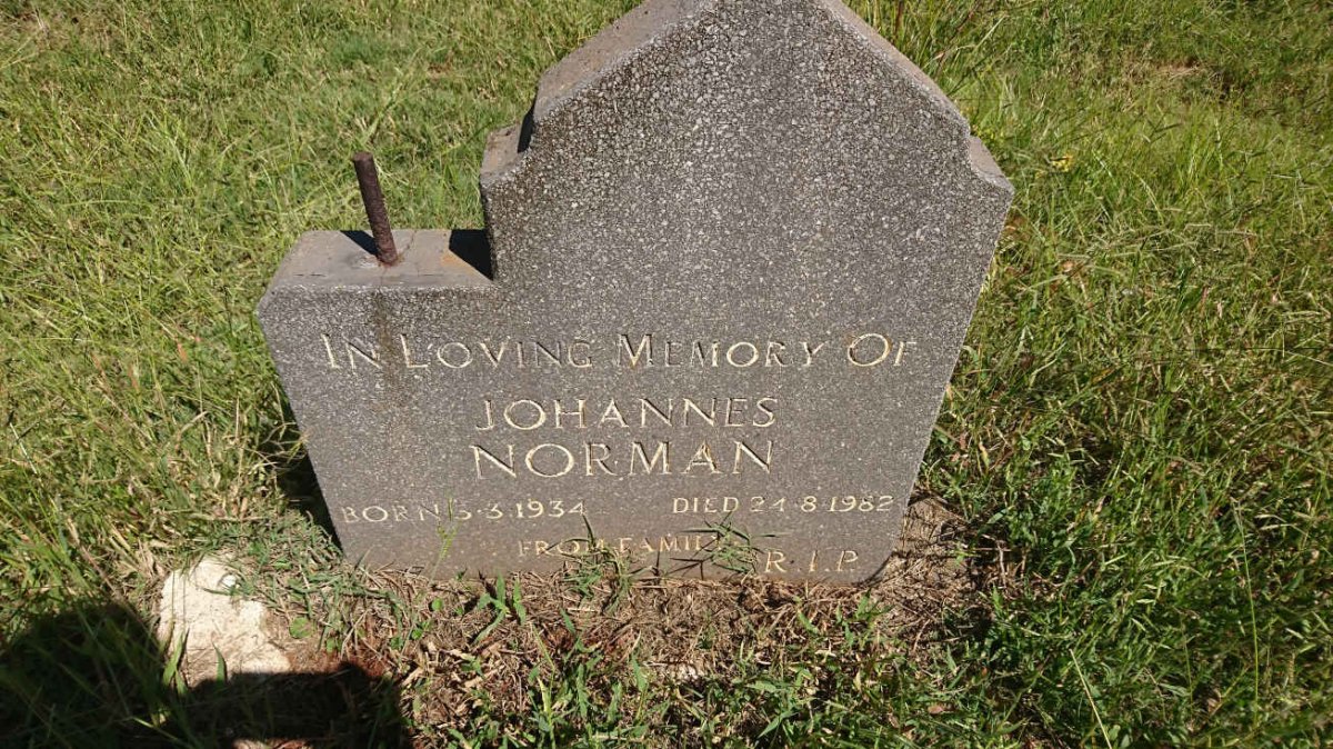 NORMAN Johannes 1934-1982