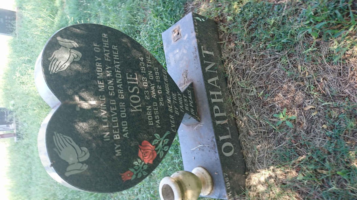 OLIPHANT Kosie 1934-1993