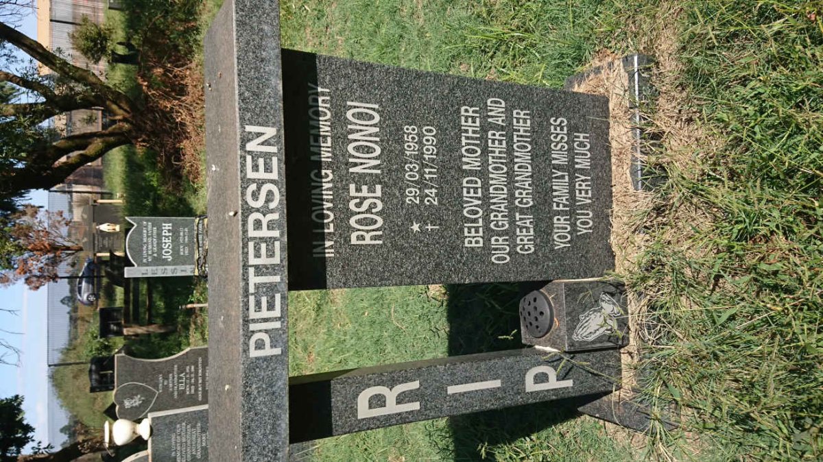 PIETERSEN Rose Nonoi 1958-1990