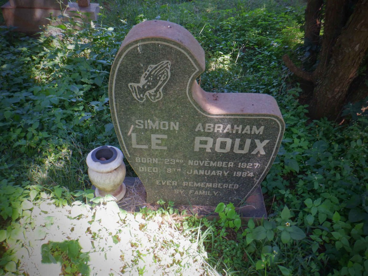 ROUX Simon Abraham, le 1927-1984