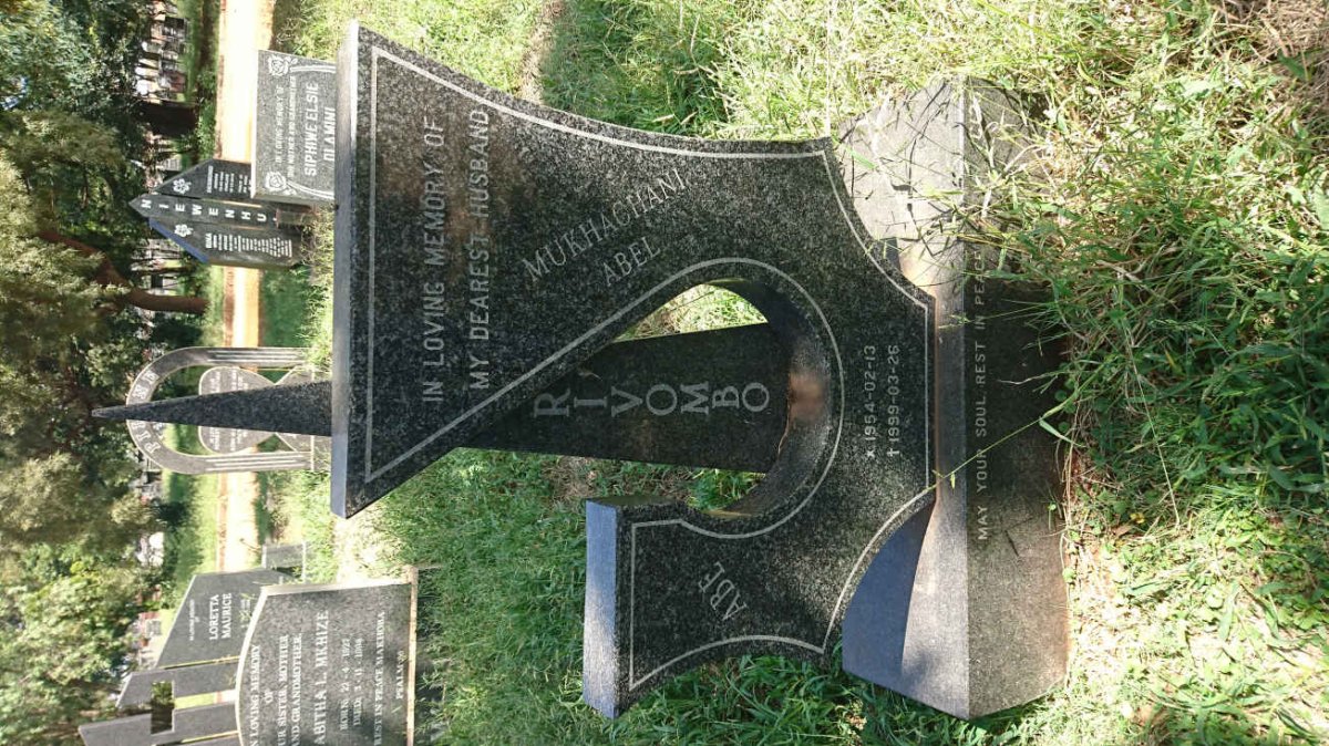 RIVOMBO Mukhachani Abel 1954-1999