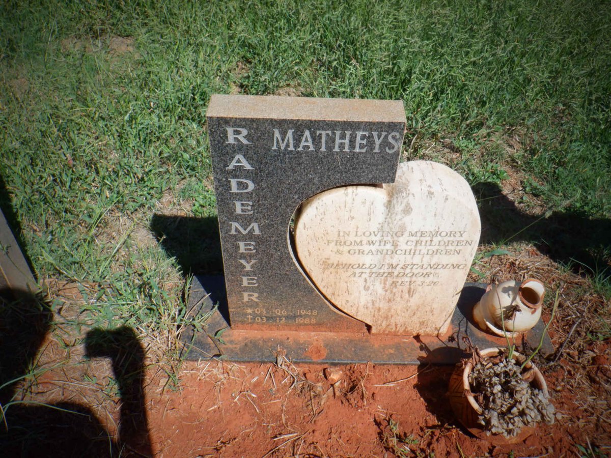 RADEMEYER Matheys 1948-1988