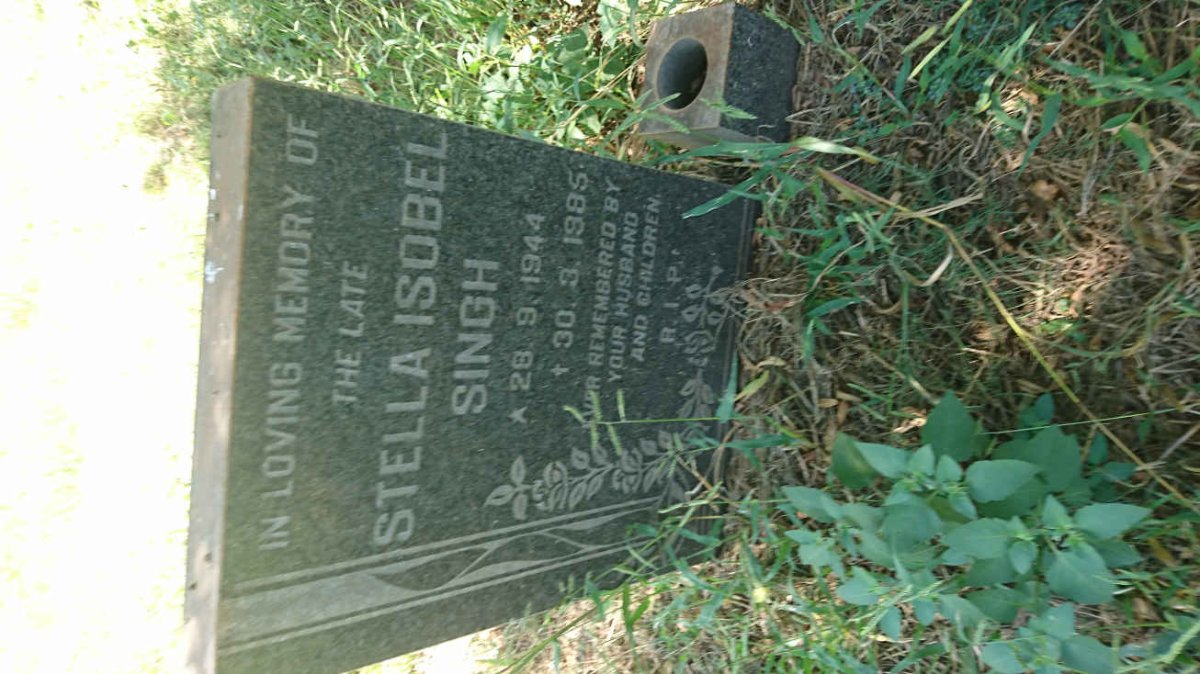 SINGH Stella Isobel 1944-1985