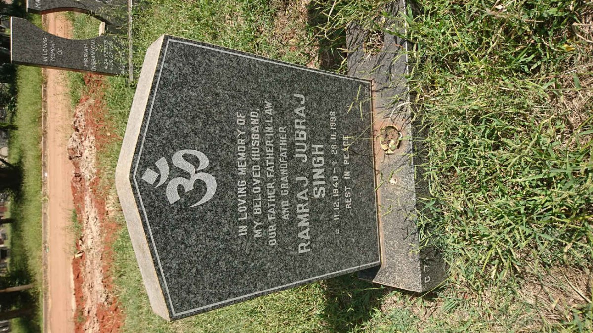 SINGH Ramraj Jubraj 1940-1998